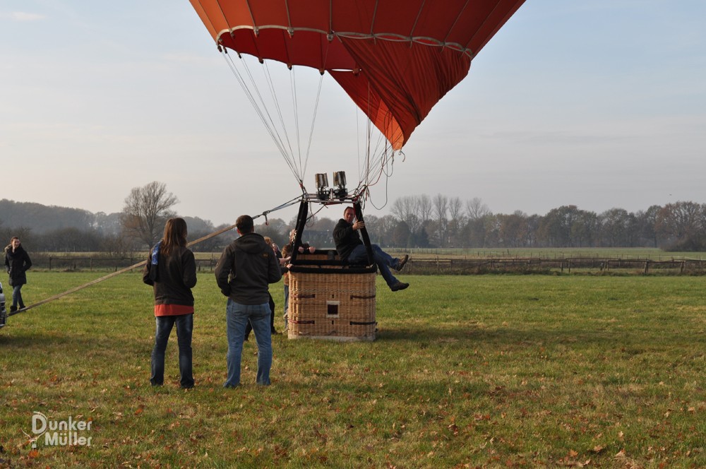 Einstieg in den Ballon