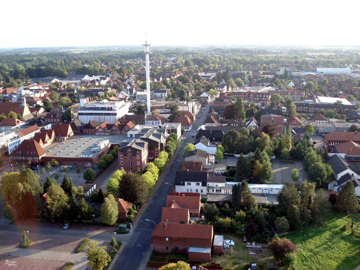Ballonfahrt über die Stadt Bremervörde Dunker Müller Ballonfahrten