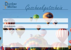 Ballonfahrten Gutschein Ballonfahrten Gutscheine schnell downloaden - selbst ausdrucken - verschenken