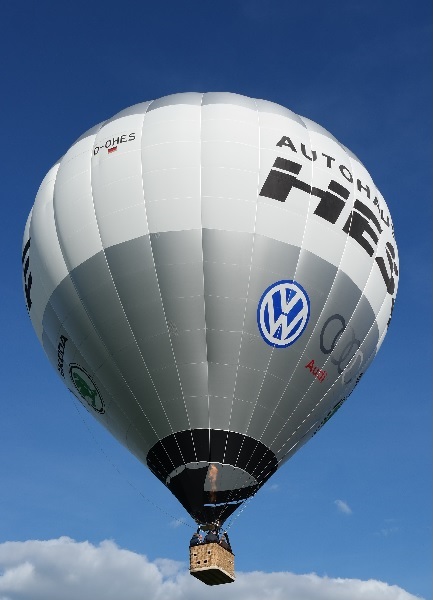 Ballonreise. Gruppen-Ballonfahrt in Gnarrenburg mit Freunden.