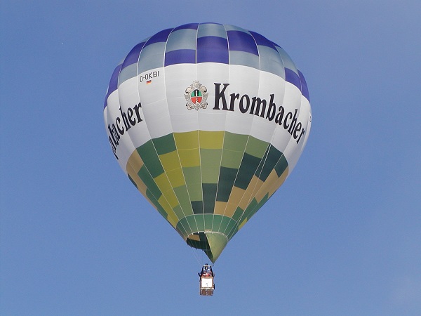 Ballonfahrt in der Nähe